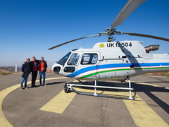 Helicopter Tour to the Amirsoy Ski Resort