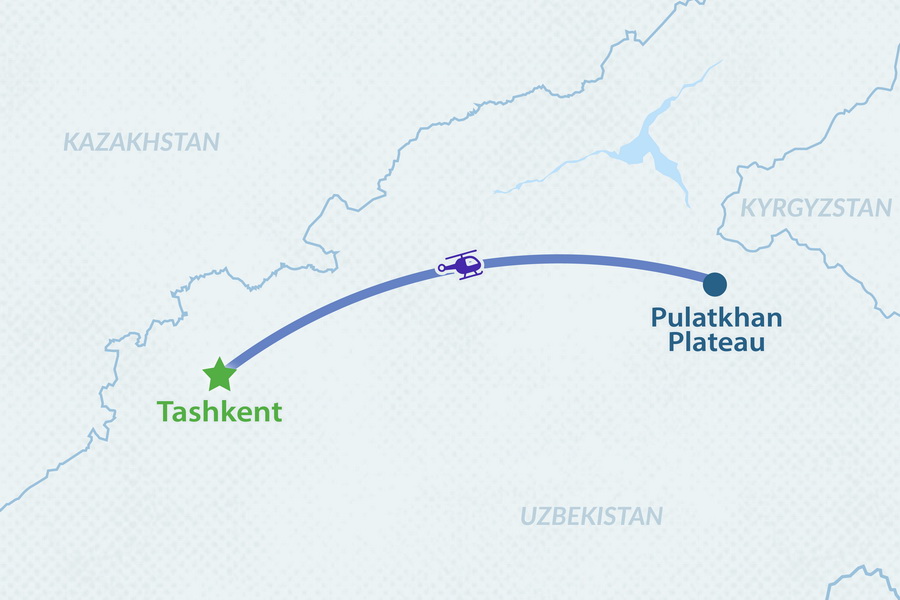 Mapa del itinerario
