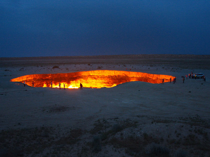 Le circuit à Kounya-Ourguentch et à Darvaza (en provenance de Khiva)