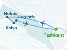 Mapa del itinerario