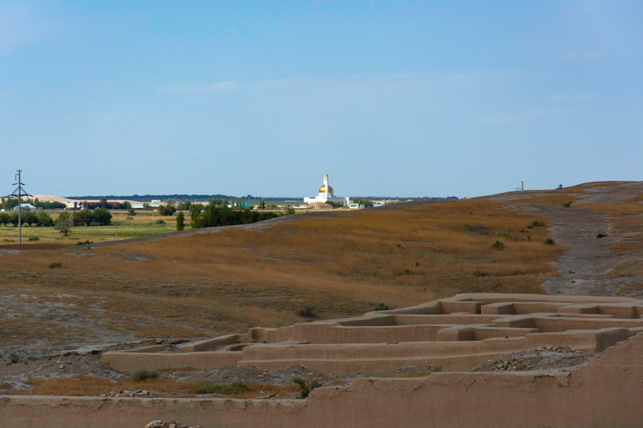 Жилой квартал, городище Отрар