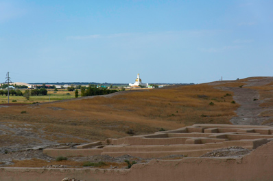 Жилой квартал, городище Отрар