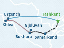 Mapa del itinerario