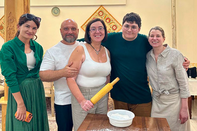 Dinner with a local family, Uzbekistan