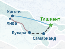Tour map