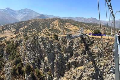 Rope Jumping, Zaamin Suspension Bridge
