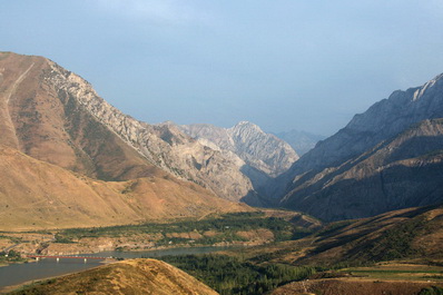 Gorge of the Chatkal river