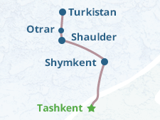 Von Taschkent nach Turkestan
