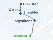 Mapa del itinerario