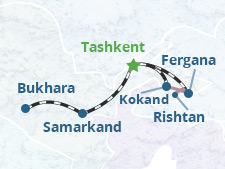 Mapa del itinerario