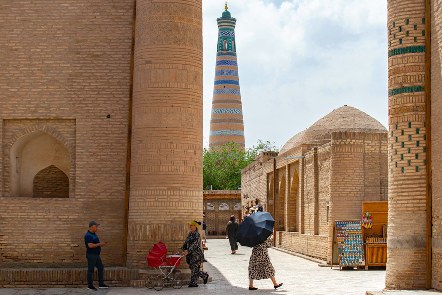 Minarete de Islam Khodja, Jiva