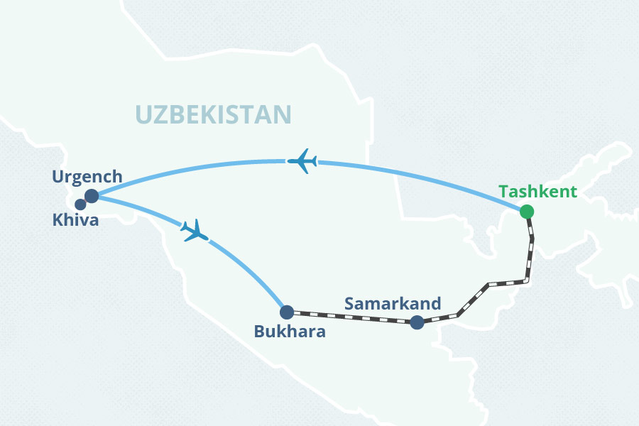 Классический групповой тур в Узбекистан 2023-2024