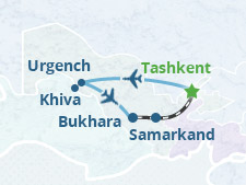 Tour map