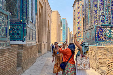 Shakhi-Zinda Necropolis, Samarkand