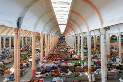 Panjshanbe Market, Khujand, Tajikistan