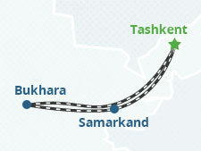 Bukhara and Samarkand from Tashkent