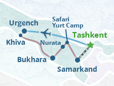 Mapa del itinerario