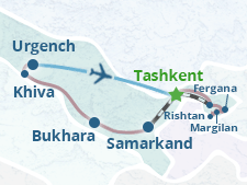 Tour Ruta de la Seda desde Ferganá hasta Jivá