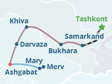 Mapa del itinerario