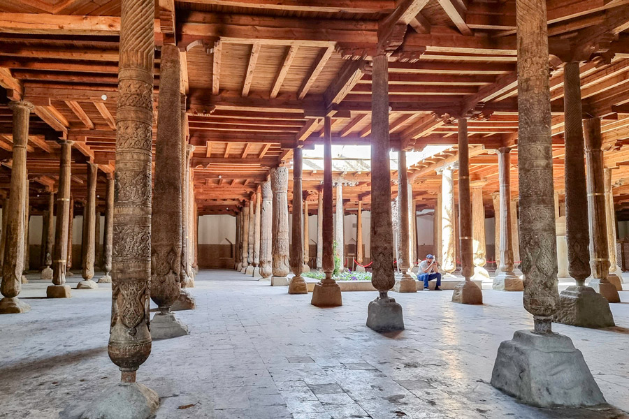 Mezquita de Juma, Jiva, Uzbekistán