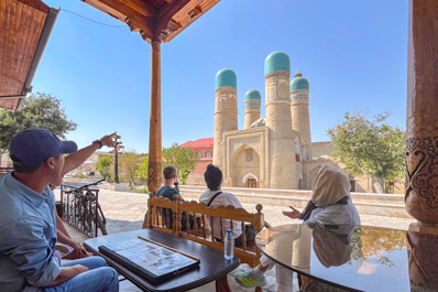 Madrasa Chor-Minor, Bujará, Uzbekistán