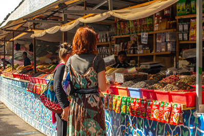 Bazar Chorsu, Tashkent, Uzbekistán