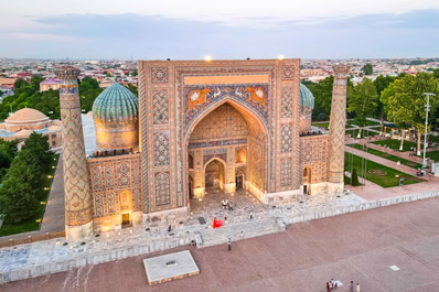 Plaza Registan, Samarcanda, Uzbekistán