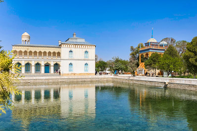 Palacio Sitorai Mokhi-Khosa, Bujará, Uzbekistán