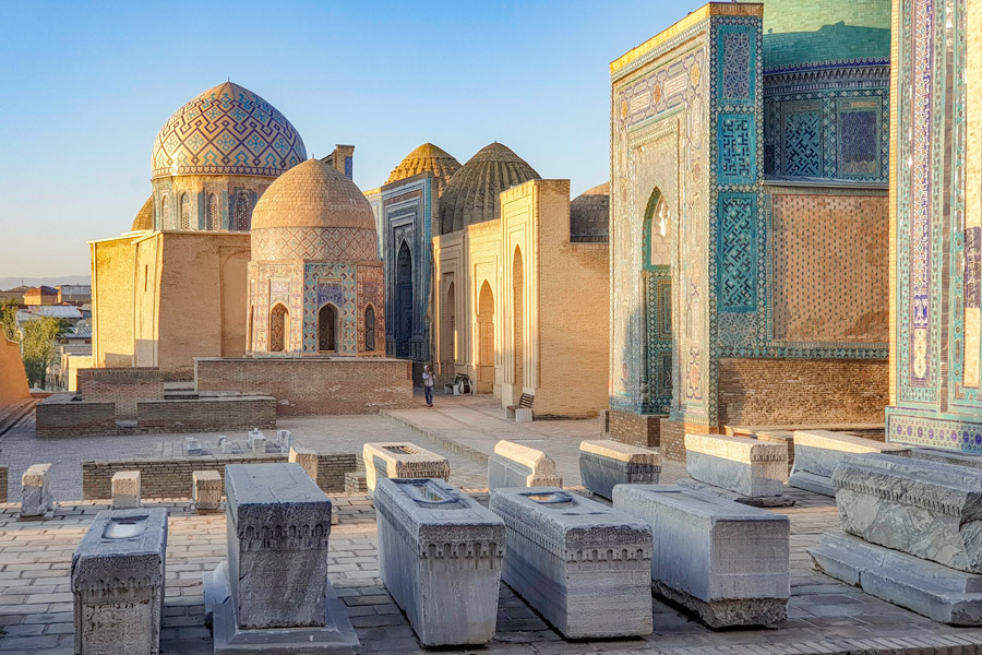 Necrópolis de Shakhi-Zinda, Samarcanda, Uzbekistán