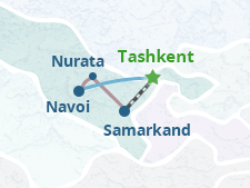 Mapa del itinerario