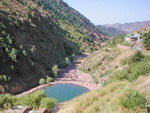 Barrage sur la rivière