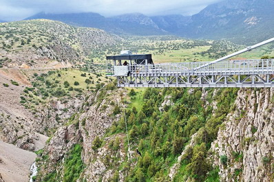 Rope Jumping, Zaamin Suspension Bridge