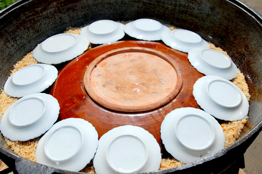 Pilaf du matin en Ouzbékistan