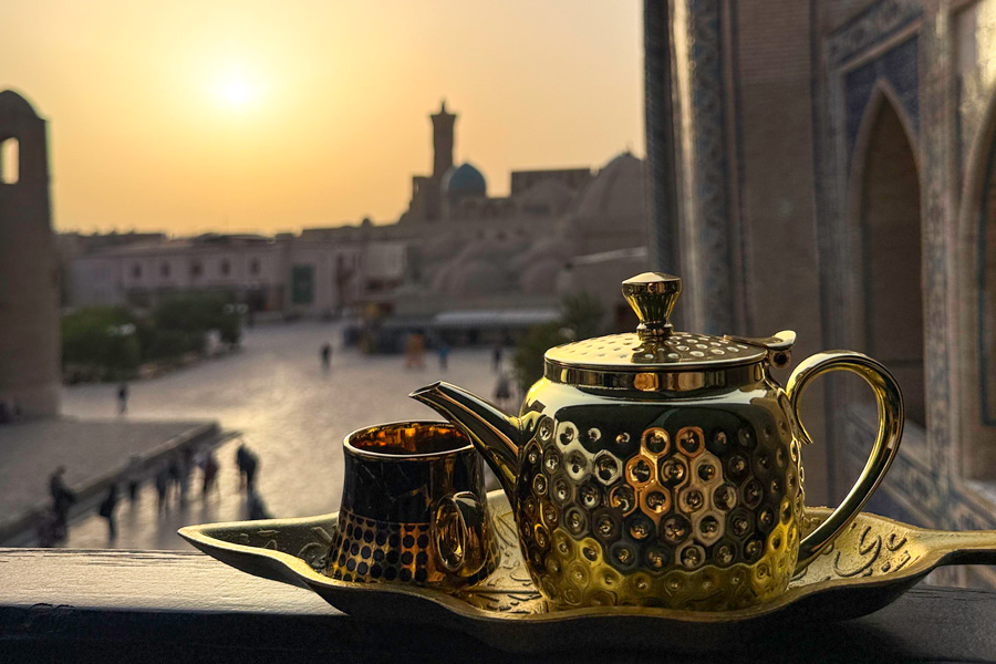 Cerimonia del tè a Bukhara Cerimonia del tè a Bukhara