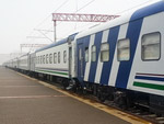 Train rapide Boukhara-Khiva