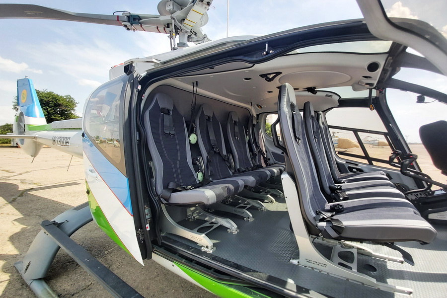 Airbus H-130 Helicopter Cabin