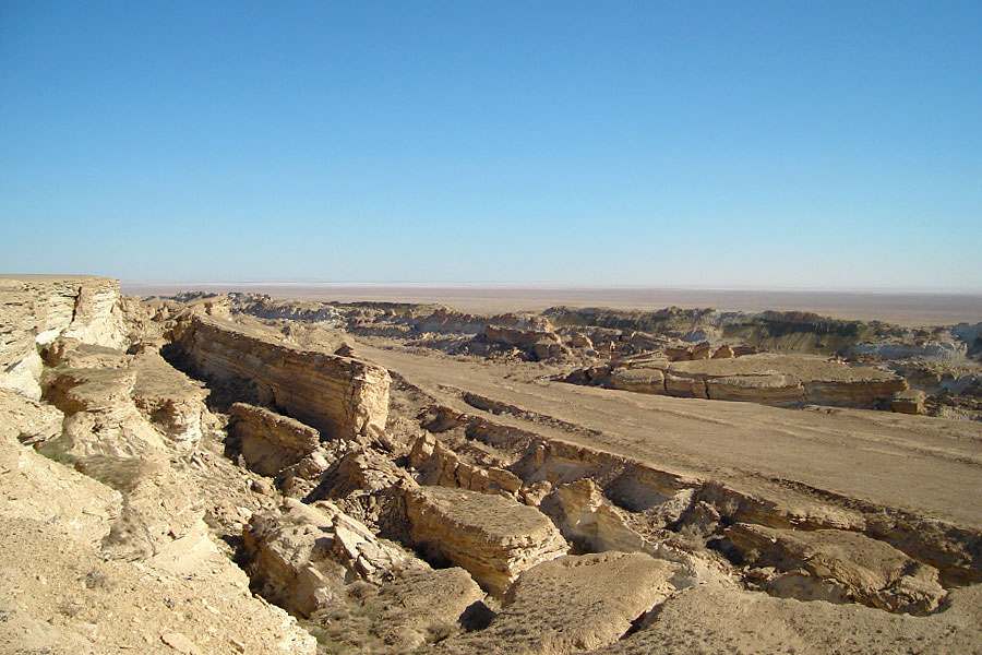 Le plateau Oust-Ourt, Ouzbékistan