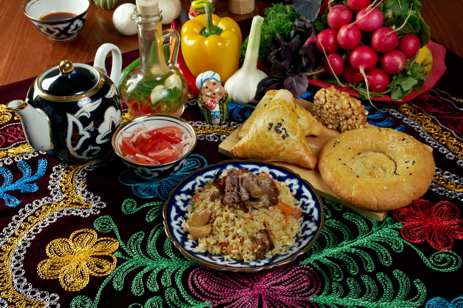 Nationale usbekische Küche