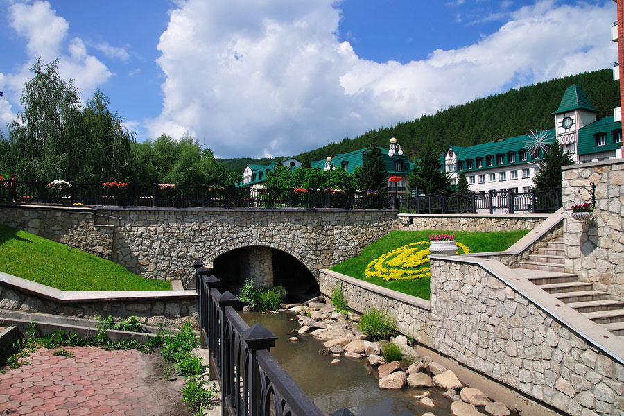 La station balnéaire de Belokurikha à Altai