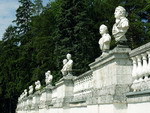 Monuments in old terrace near the palace. Arkhangelskoye Estate