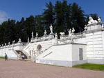 Monuments in old terrace near the palace. Arkhangelskoye Estate