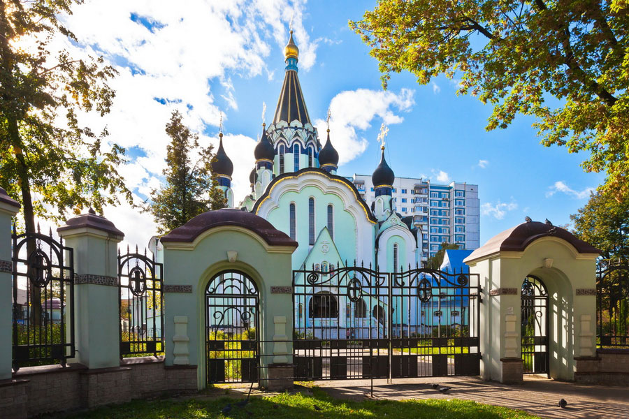 L`Eglise de Réssurrection à Sokolniki, Moscou