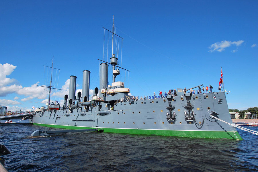 Cruiser «Aurora», Saint-Petersburg