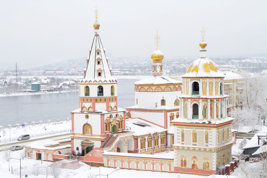 La Cathédrale Bogoyavlensky, Irkutsk