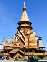 Wooden chapel of the Izmailovo Kremlin. Izmailovo Estate