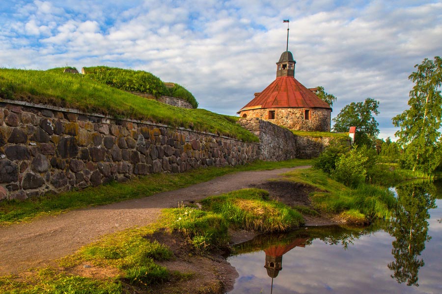 La forteresse de Korela, Priozersk, Russie