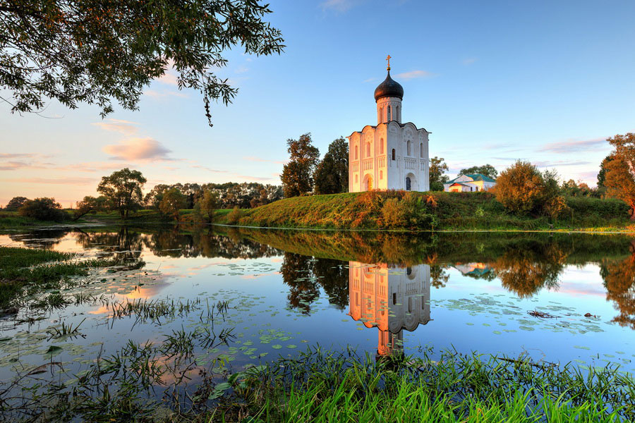 L`Eglise d`Intercession sur la Nerl, Vladimir